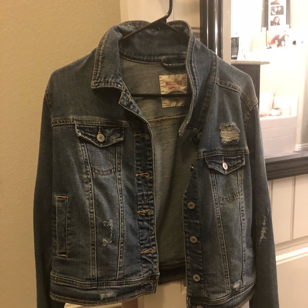Distressed Jean Jacket